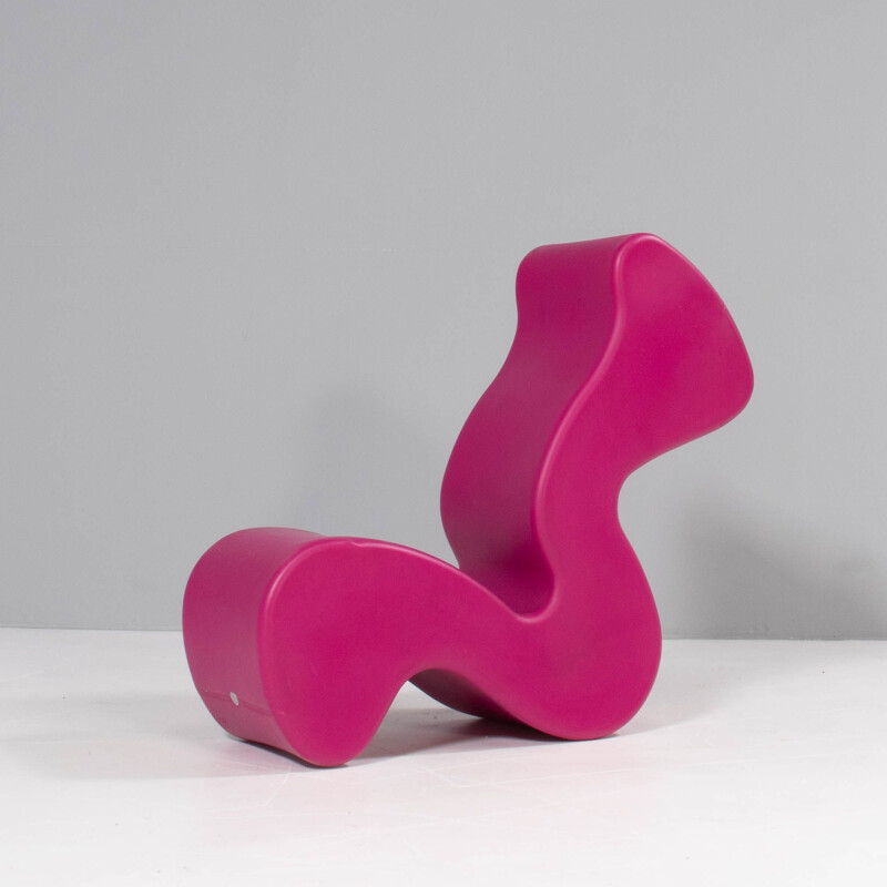 Vintage pink armchair by Verner Panton, 1997