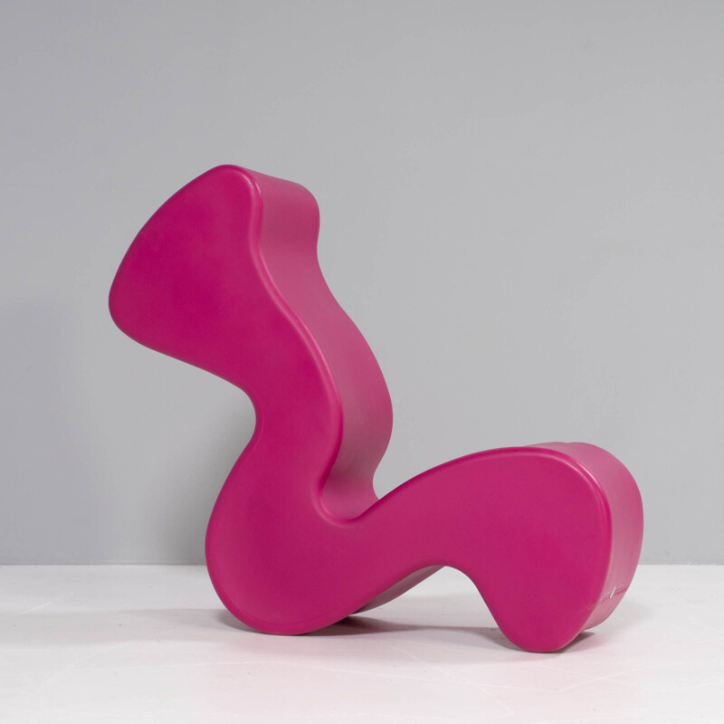 Vintage pink armchair by Verner Panton, 1997