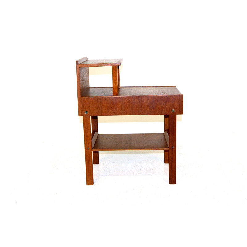 Vintage teak night stand, Sweden 1960