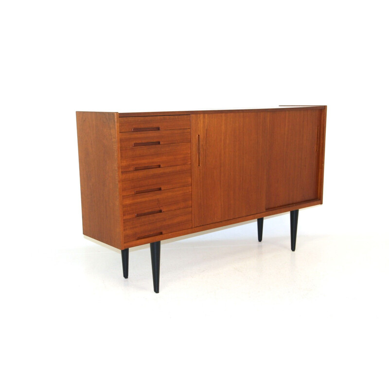 Vintage teak sideboard by Nils Jonsson for Troeds, 1960