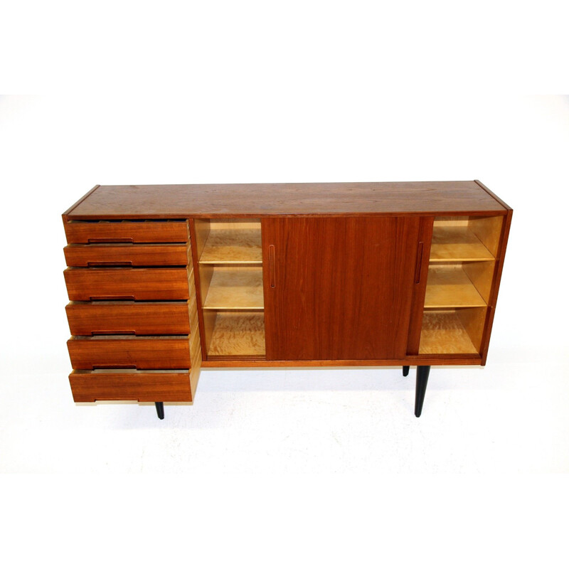 Vintage teak sideboard by Nils Jonsson for Troeds, 1960