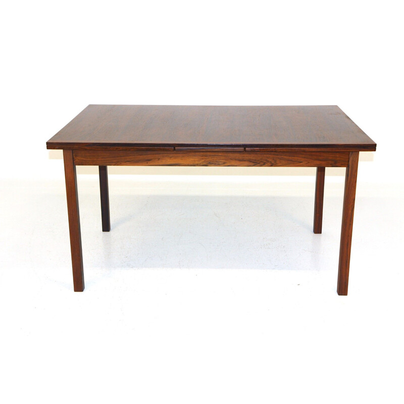 Vintage table with retractable tops in rosewood