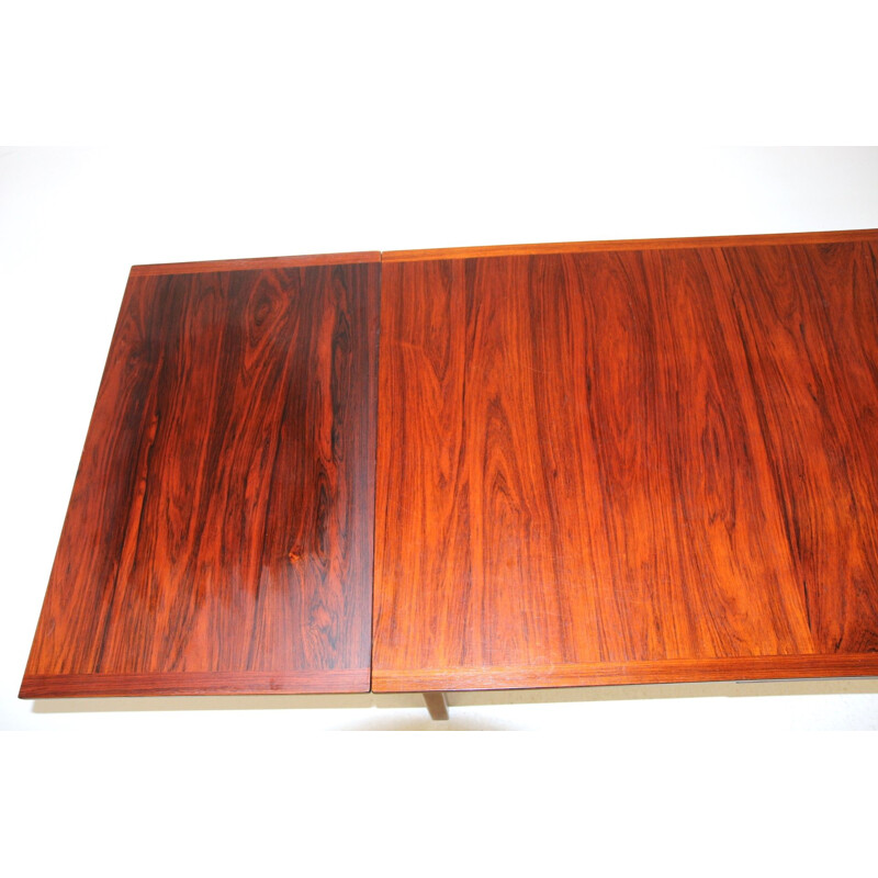 Vintage table with retractable tops in rosewood