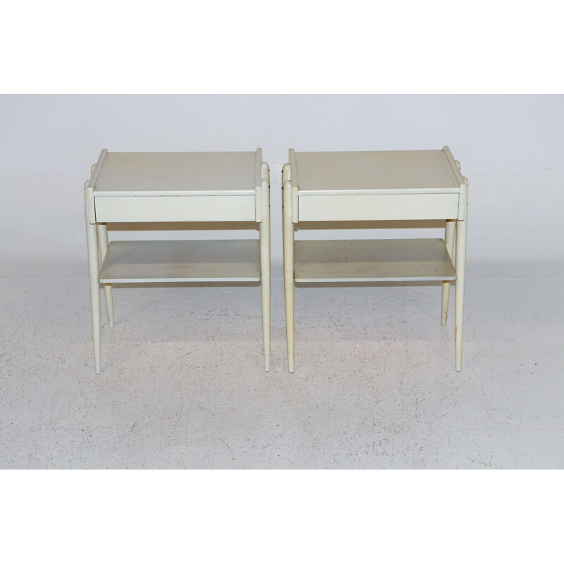 Pair of vintage night stands Carlström, Sweden 1960