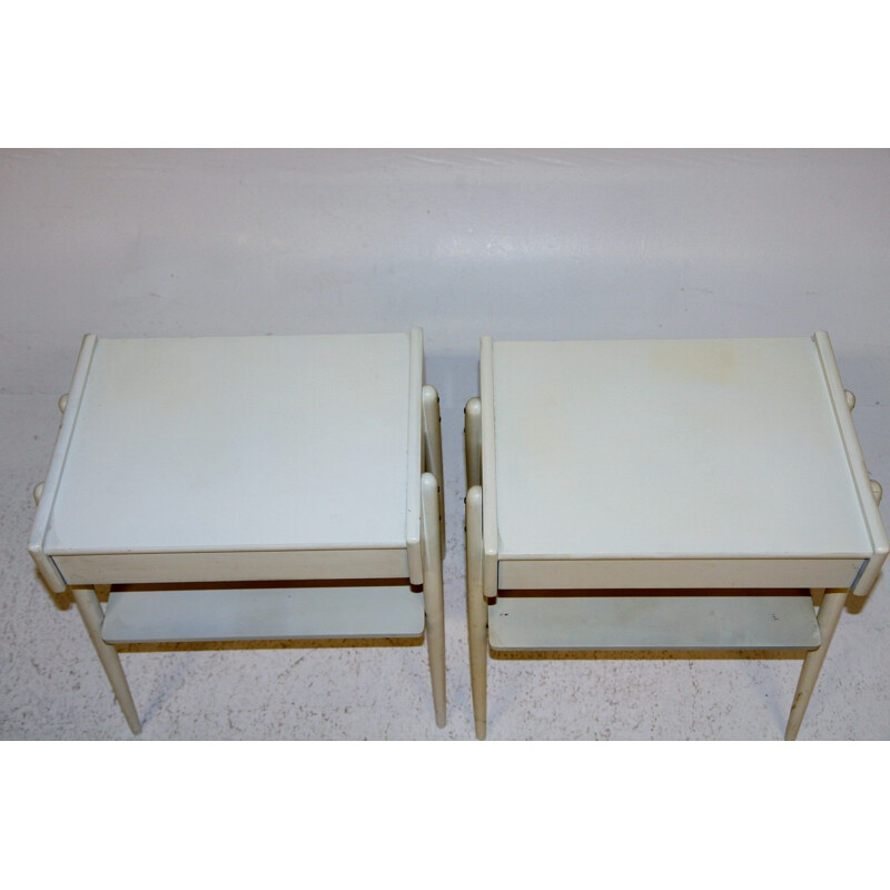 Pair of vintage night stands Carlström, Sweden 1960