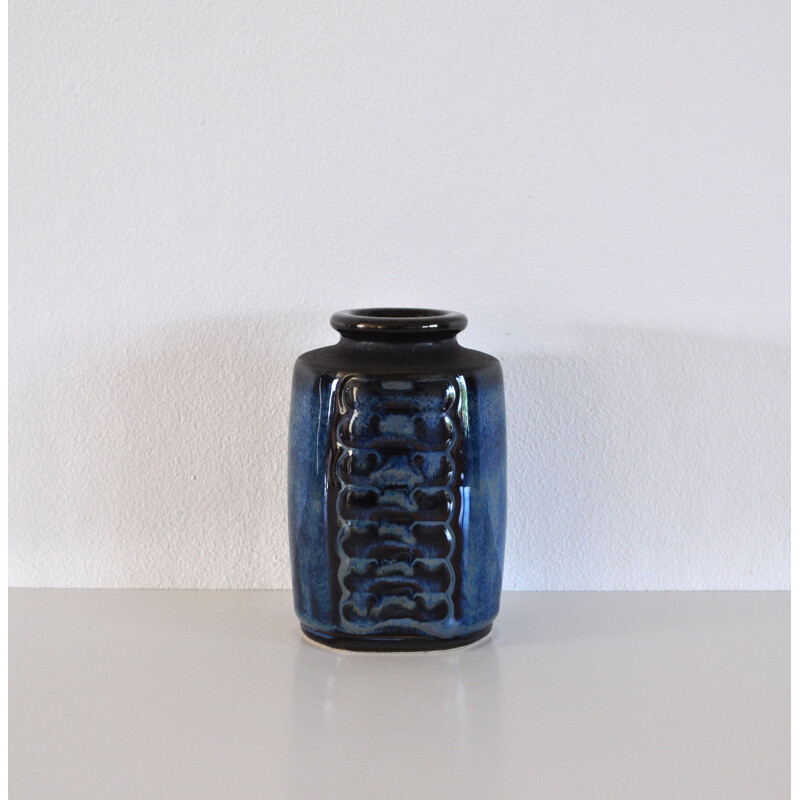 Vase danois vintage en grès par Einar Johansen pour Søholm, 1960