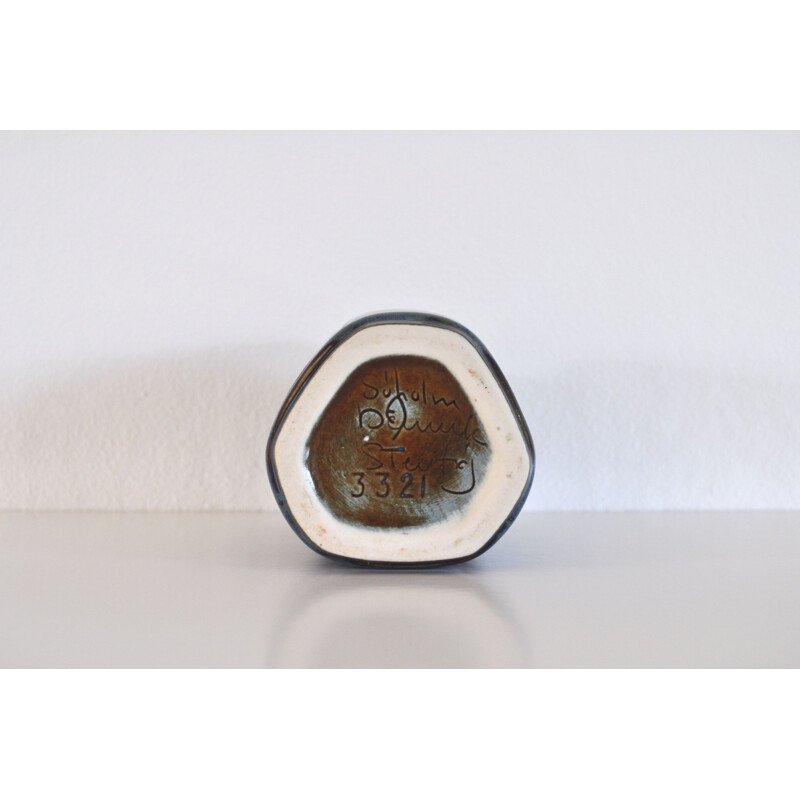 Danish mid-century stoneware vase by Einar Johansen for Søholm, 1960s