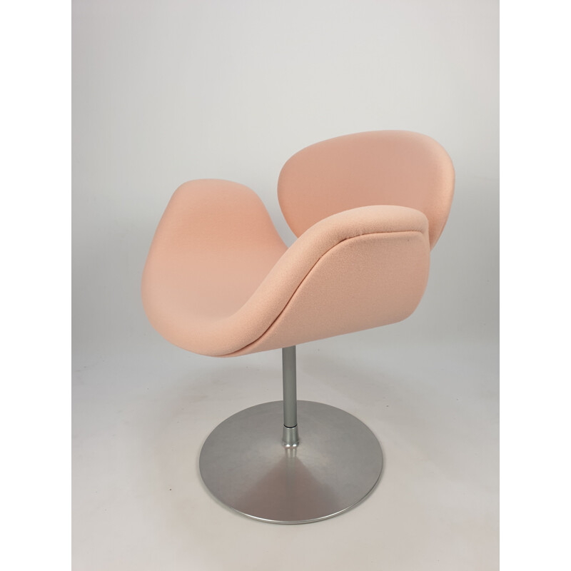 Fauteuil vintage Little Tulip en laine de Pierre Paulin pour Artifort, 1980