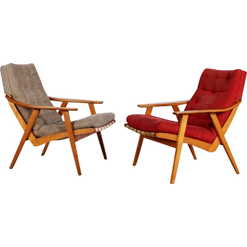 Paar vintage fauteuils van Uluv