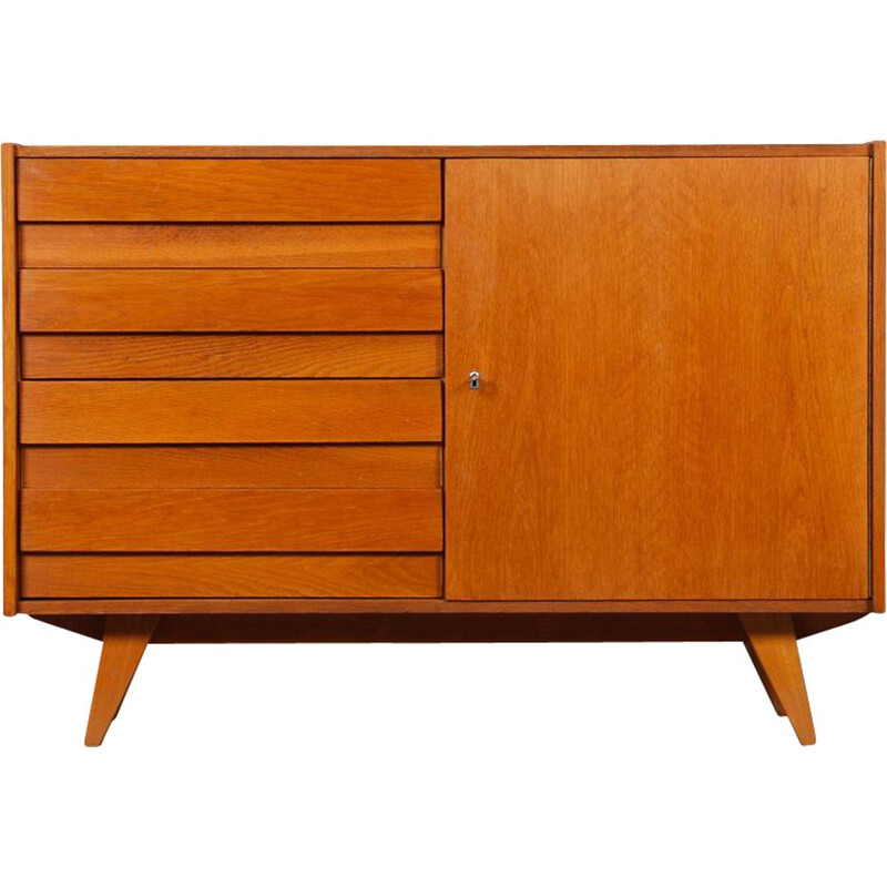 Vintage chest of drawers model U-458 by Jiroutek for Interier Praha, 1960