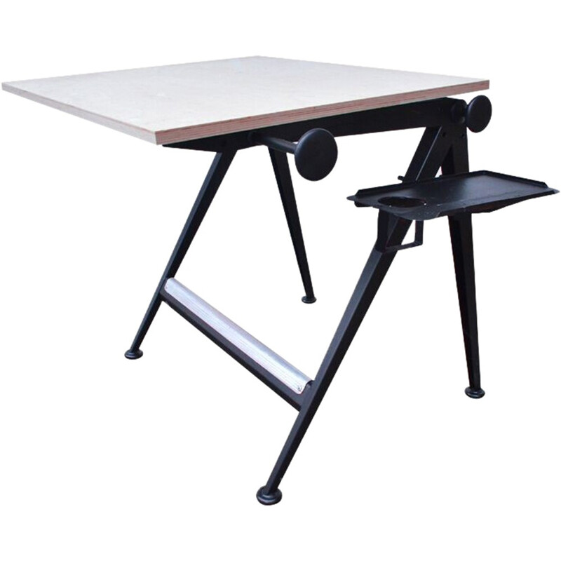 Ahrend de Cirkel "Reply" drawing table in plywood, Friso KRAMER & Wim RIETVELD - 1960s