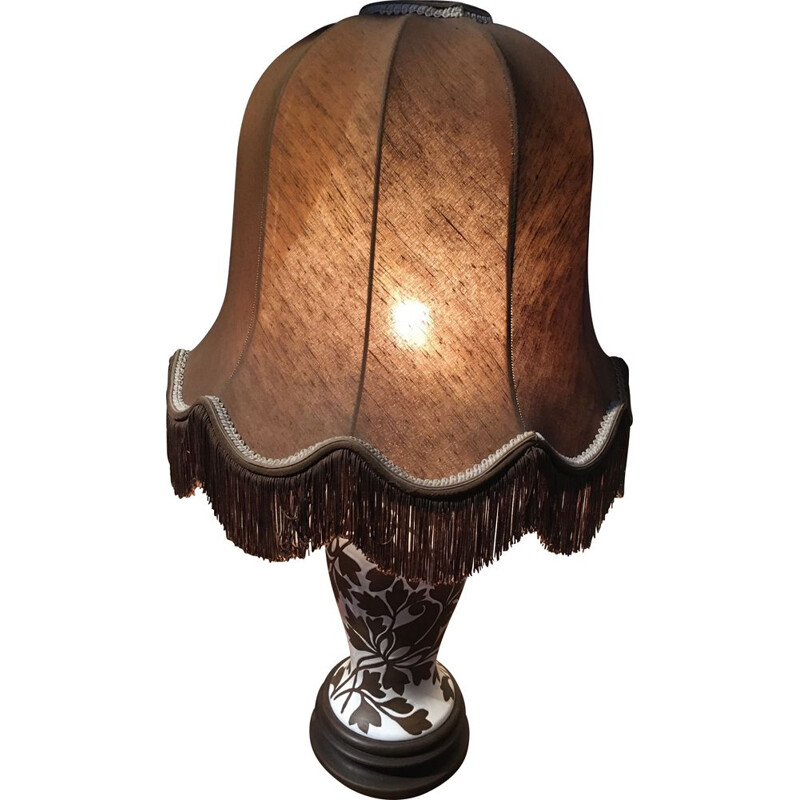 Lampe vintage en céramique - socle
