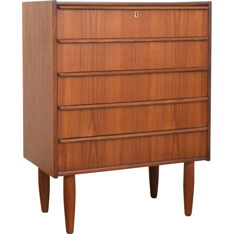 Mid-century Danish teak chest of drawers, 1960s