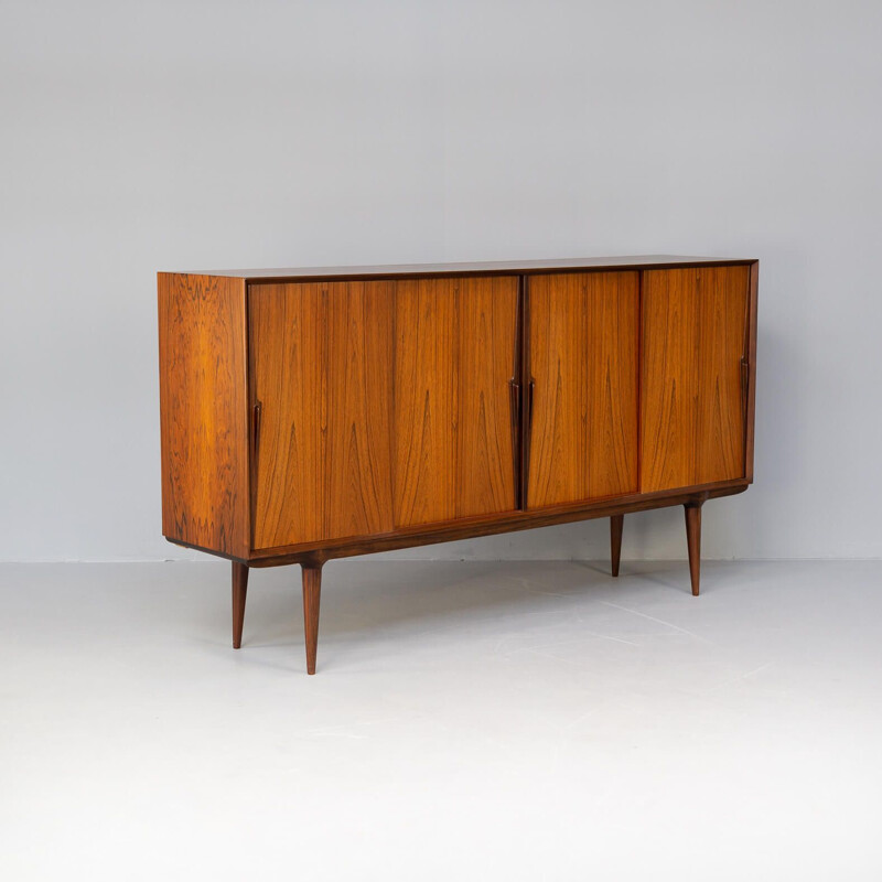 Vintage teakhouten dressoir voor Omann Jun Møbelfabrik, 1960