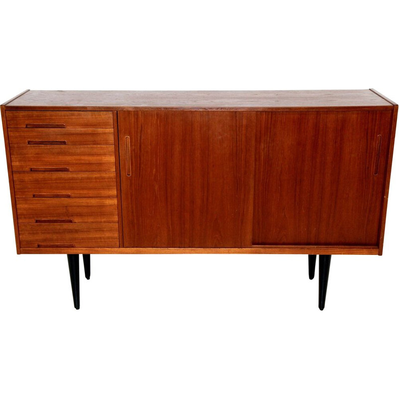 Vintage teak sideboard by Nils Jonsson for Troeds, 1960