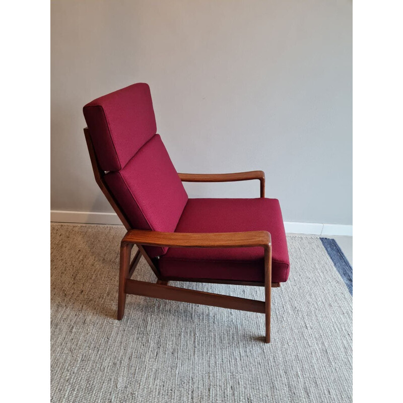 Fauteuil vintage en teck par Arne Wahl Iversen pour Comfort, 1960