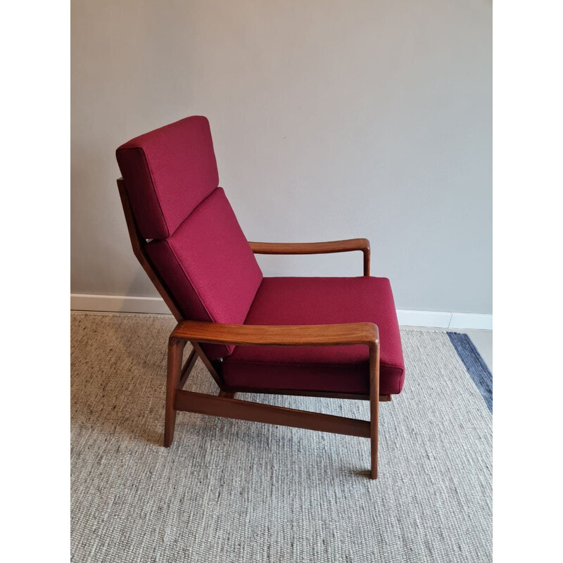 Mid century teak armchair by Arne Wahl Iversen for Comfort, 1960s