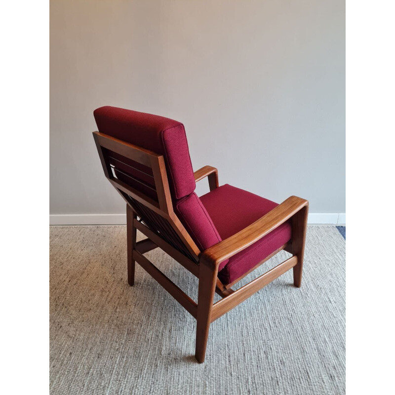 Mid century teak armchair by Arne Wahl Iversen for Comfort, 1960s