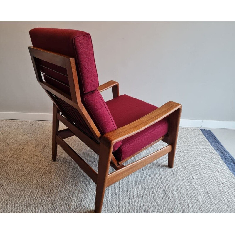 Mid century teak armchair by Arne Wahl Iversen for Comfort, 1960s