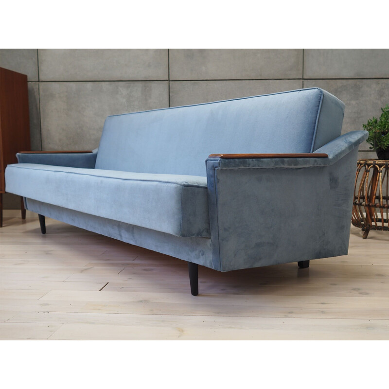 Vintage blue sofa, Denmark 1960s