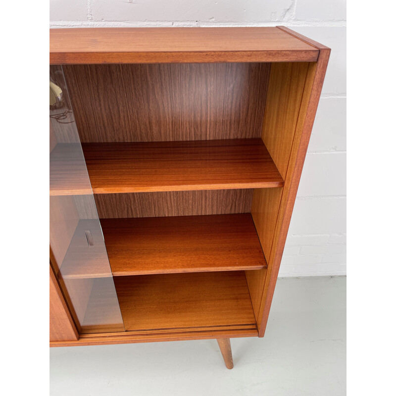 Vintage teak display cabinet, 1960s