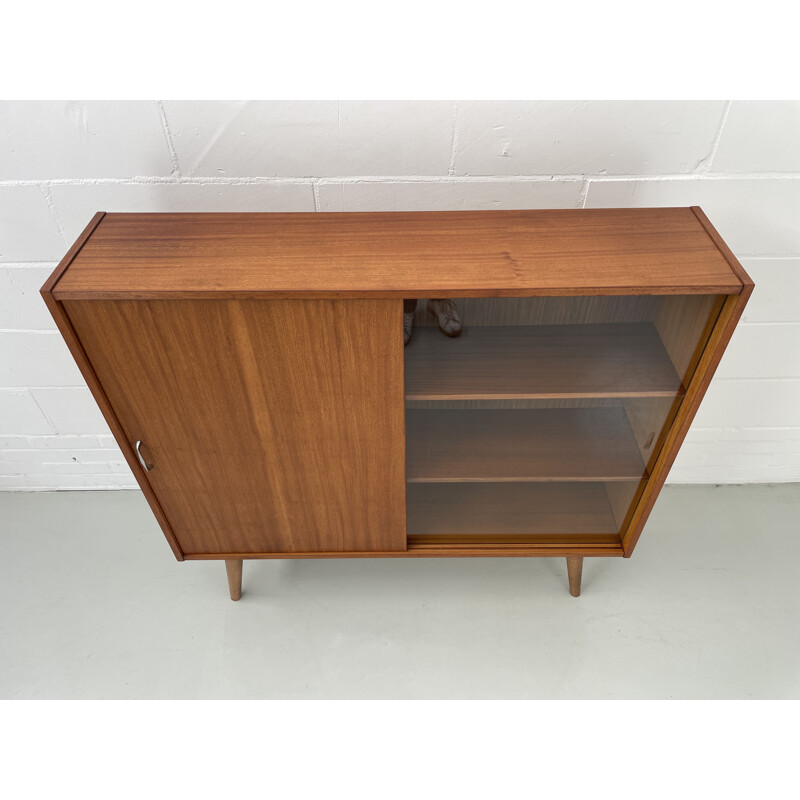 Vintage teak display cabinet, 1960s