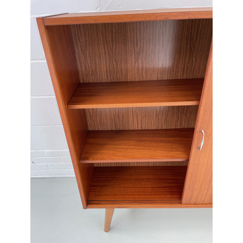 Vintage teak display cabinet, 1960s