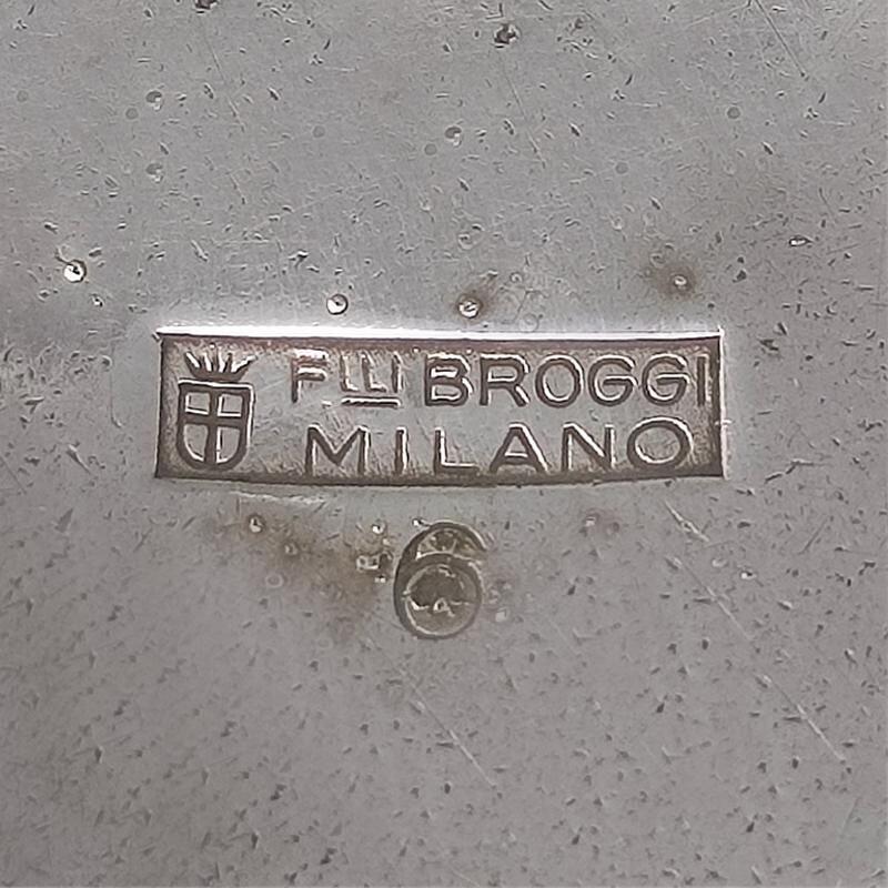Vintage cocktail shaker in stainless steel by F.lli Broggi, Italy 1960s