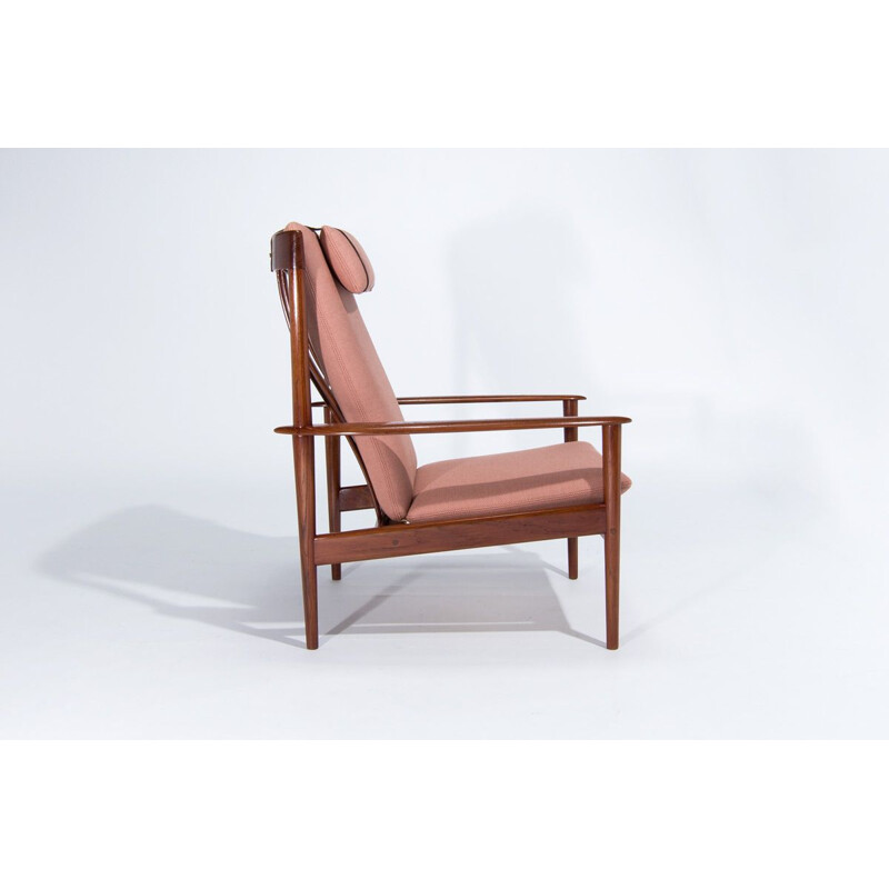 Vintage teakhouten fauteuil van Grete Jalk voor P. Jeppesens, 1950