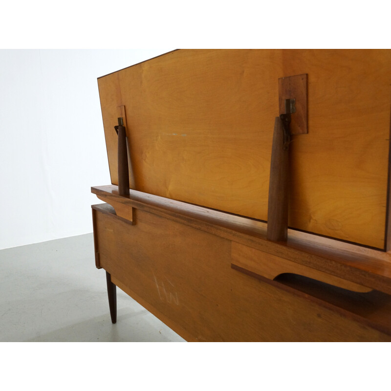 Danish dressing table in teak with mirror - 1960s