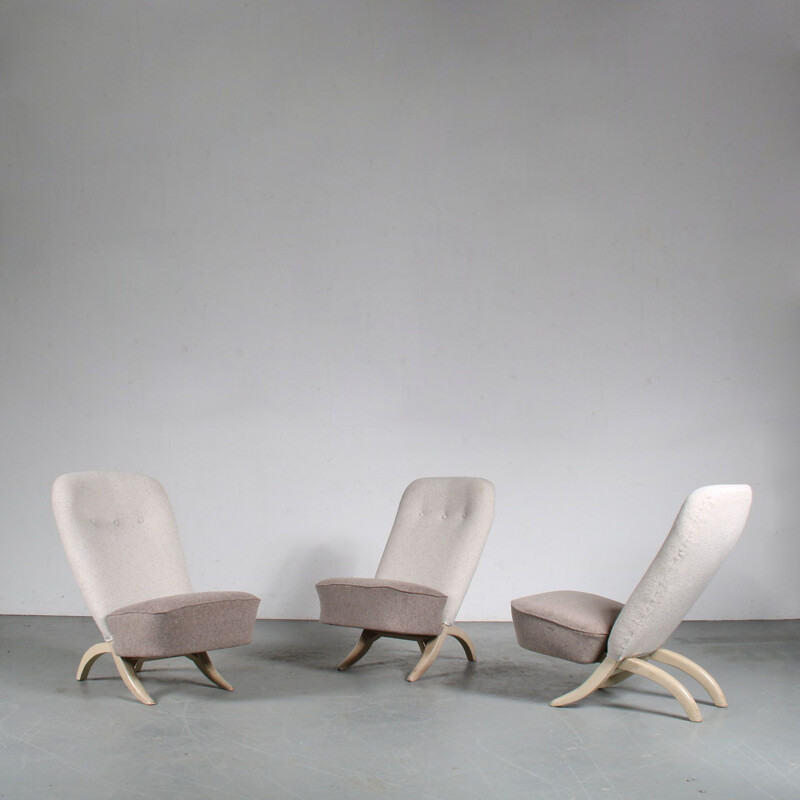 Vintage "Congo" armchair by Theo Ruth for Artifort, Netherlands 1950