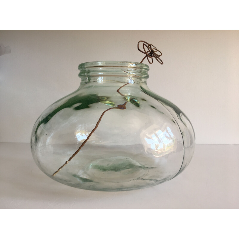 Vintage blown glass carboy