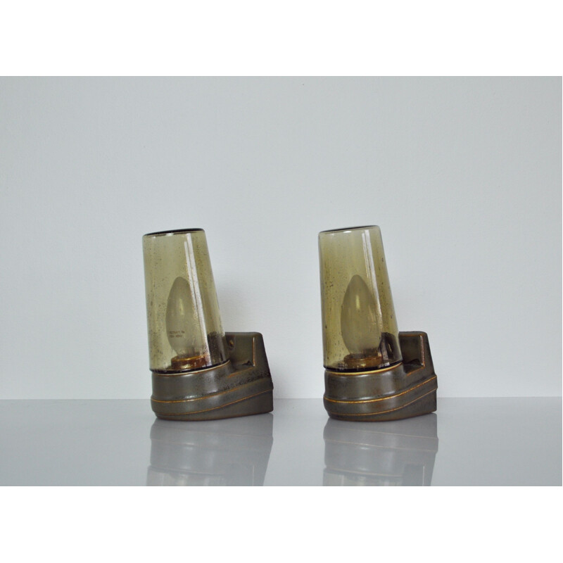 Pair of vintage sconces by Sigvard Bernadotte for Ifo, Sweden 1960