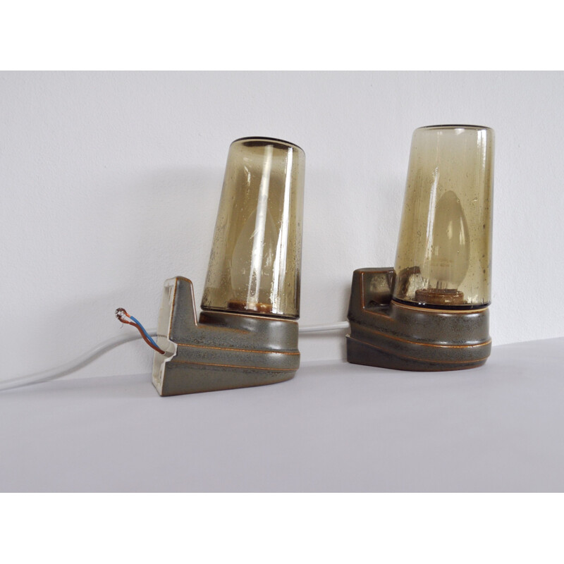 Pair of vintage sconces by Sigvard Bernadotte for Ifo, Sweden 1960