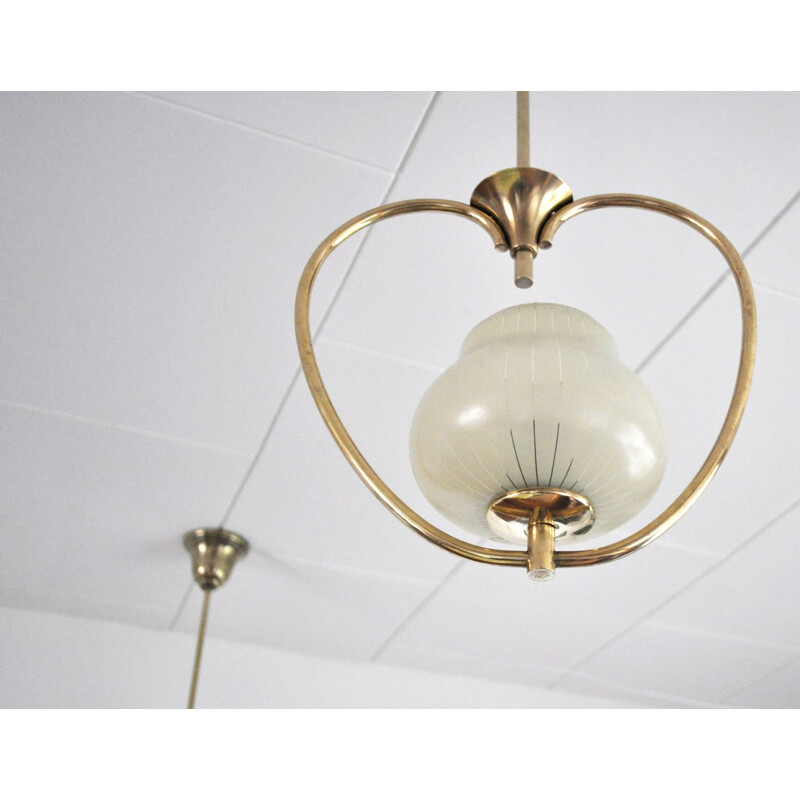 Art Deco vintage pendant lamp, Sweden 1930s