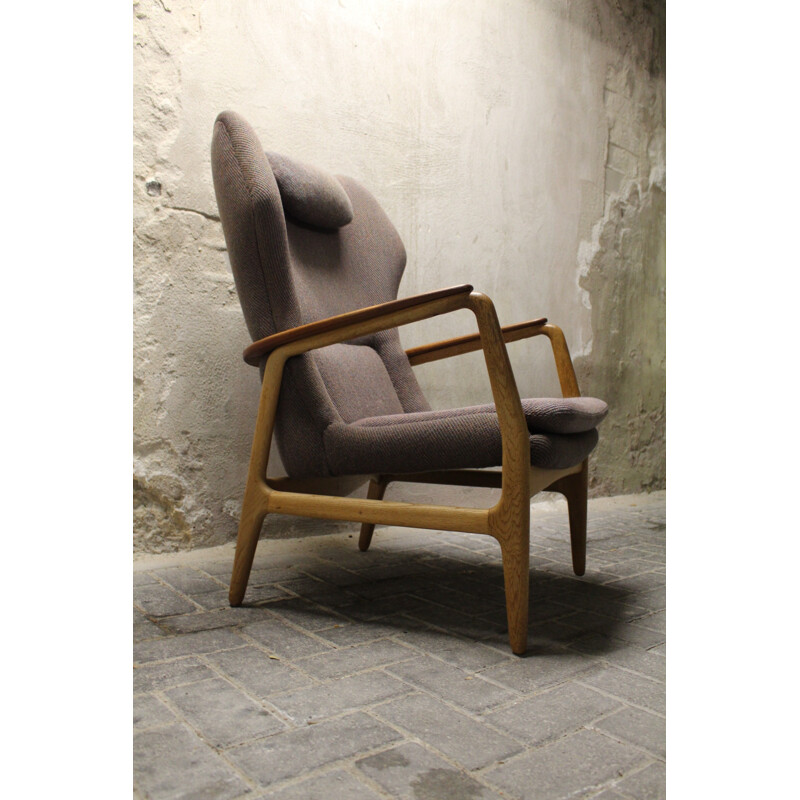 Bovenkamp wingback armchair in teak, Aksel BENDER MADSEN - 1960s