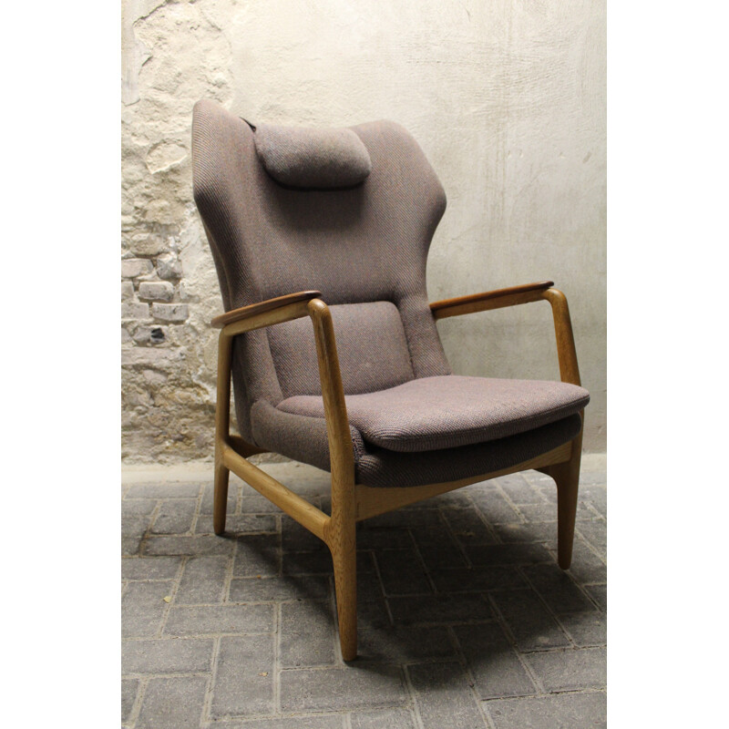 Bovenkamp wingback armchair in teak, Aksel BENDER MADSEN - 1960s