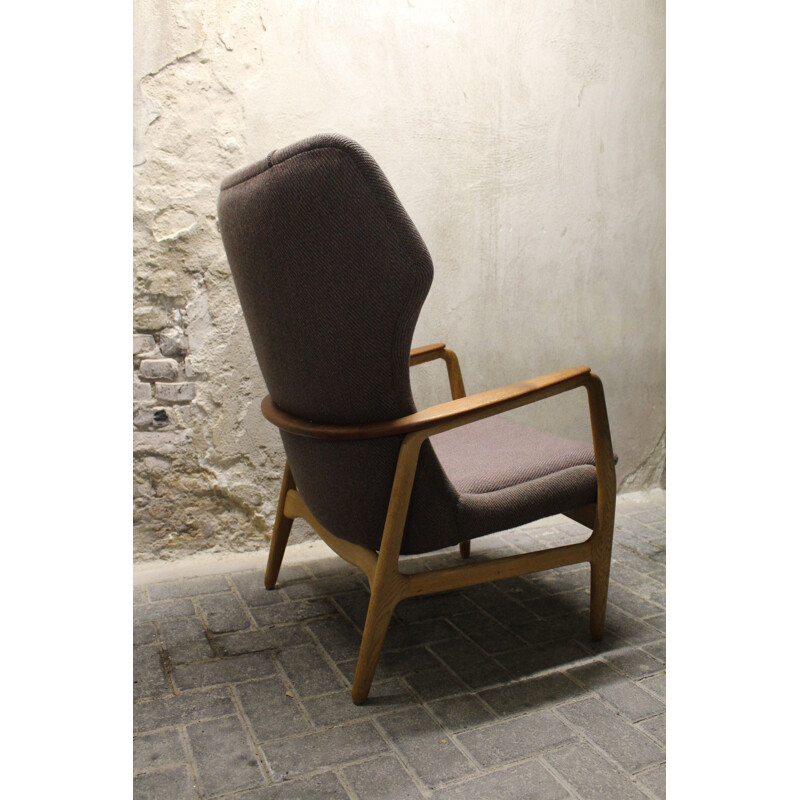 Bovenkamp wingback armchair in teak, Aksel BENDER MADSEN - 1960s