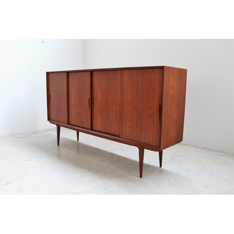 Scandinavian vintage teak sideboard by Omann Jun