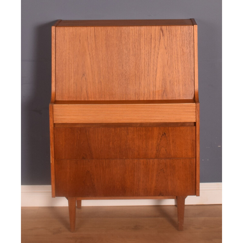 Vintage teak writing desk by Elliots of Newbury, 1960s