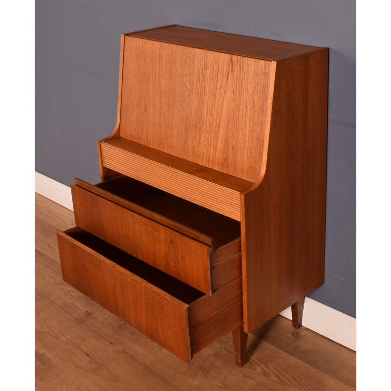 Vintage teak writing desk by Elliots of Newbury, 1960s