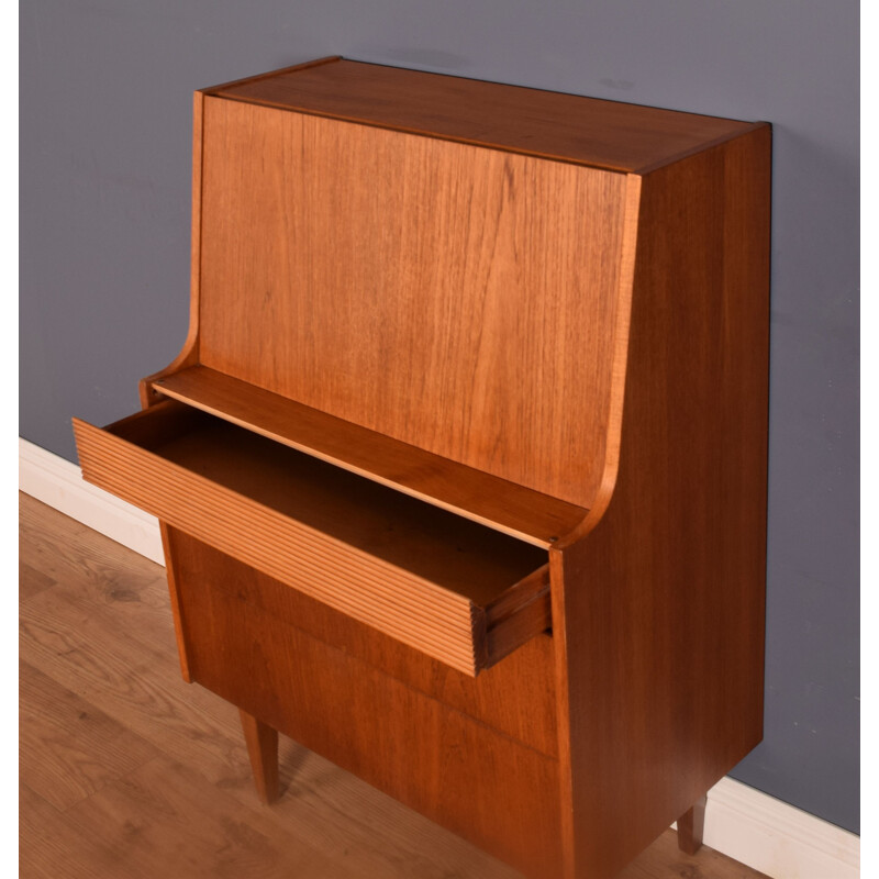 Vintage teak writing desk by Elliots of Newbury, 1960s