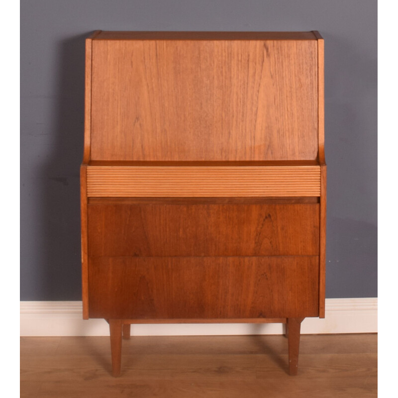 Vintage teak writing desk by Elliots of Newbury, 1960s