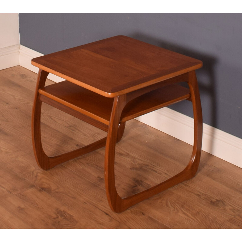 Vintage teak side table by Nathan Burlington, 1960s