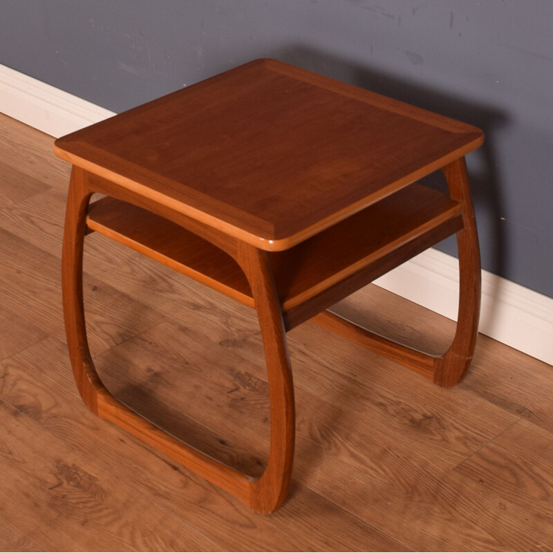 Vintage teak side table by Nathan Burlington, 1960s