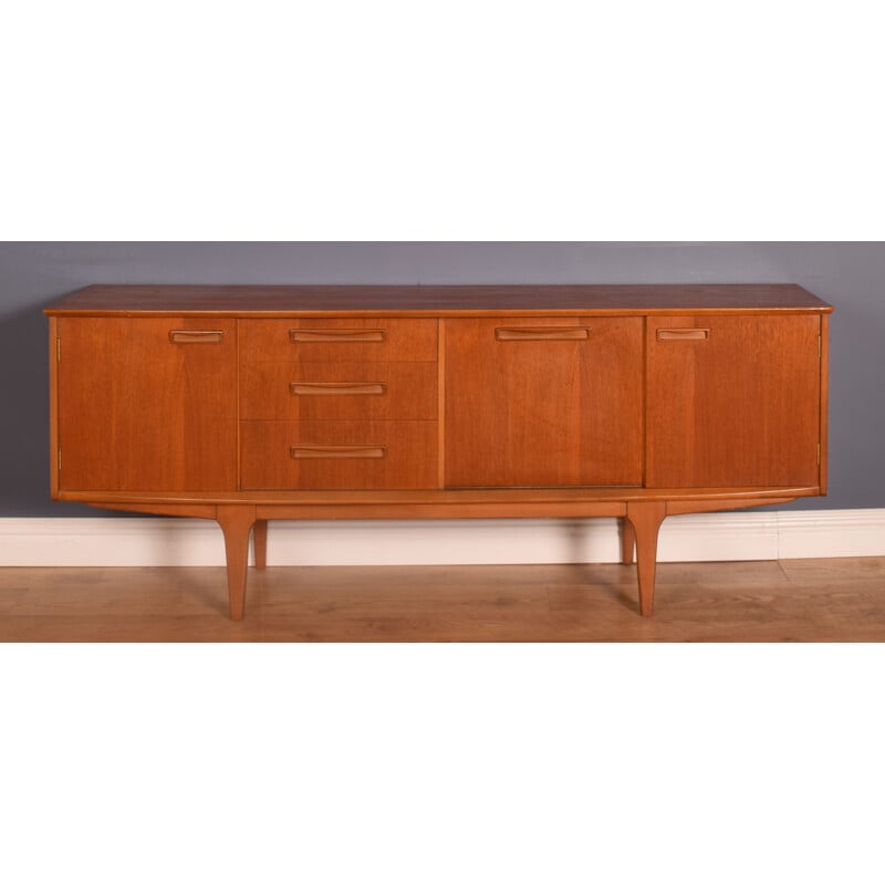 Vintage teak sideboard with three drawers by Jentique, 1960s