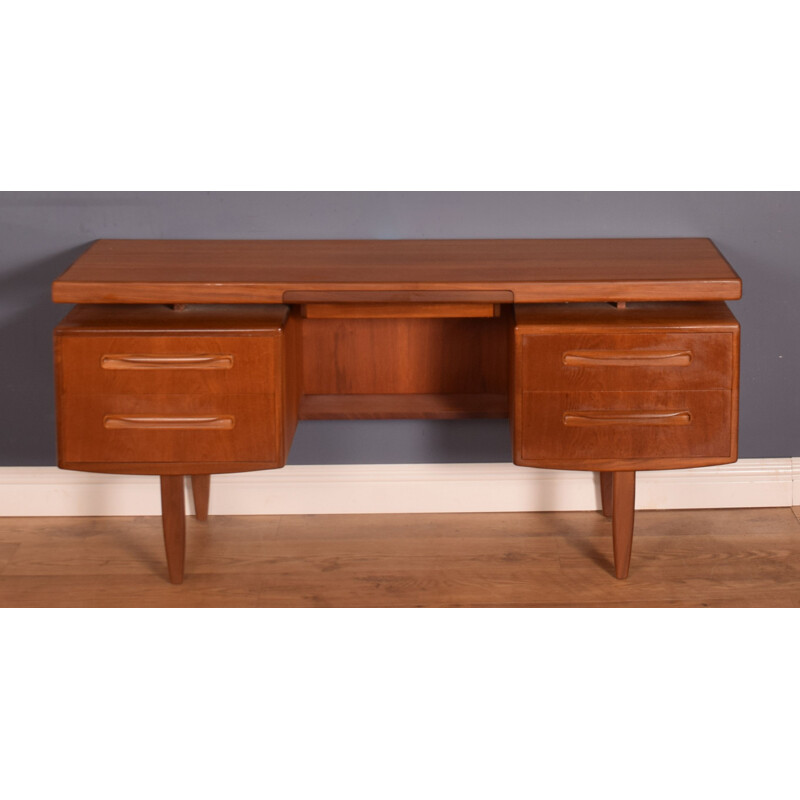 Vintage teak Fresco desk by Victor Wilkins for G Plan, 1960s