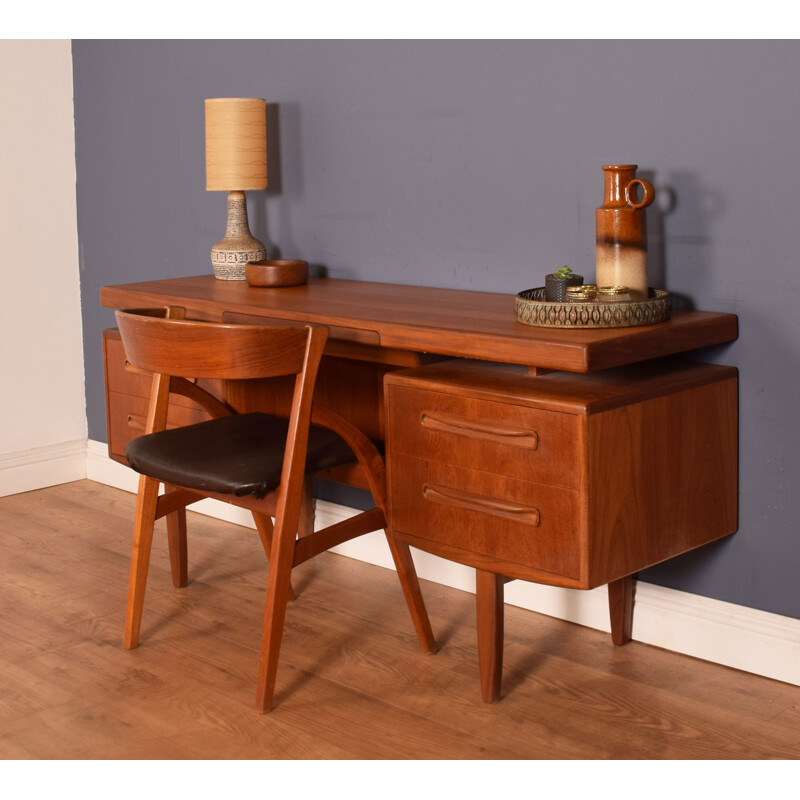 Vintage teak Fresco desk by Victor Wilkins for G Plan, 1960s