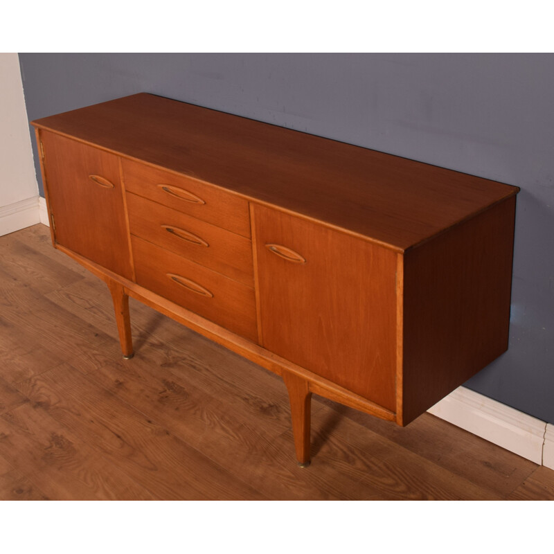 Teak vintage sideboard with three drawers by Jentique, 1960s