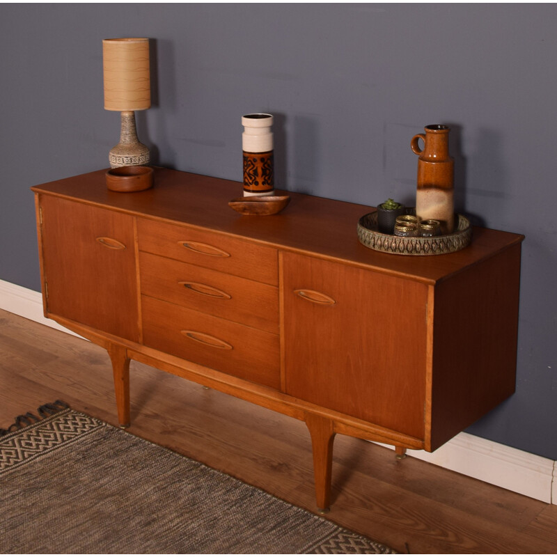 Teak vintage sideboard with three drawers by Jentique, 1960s